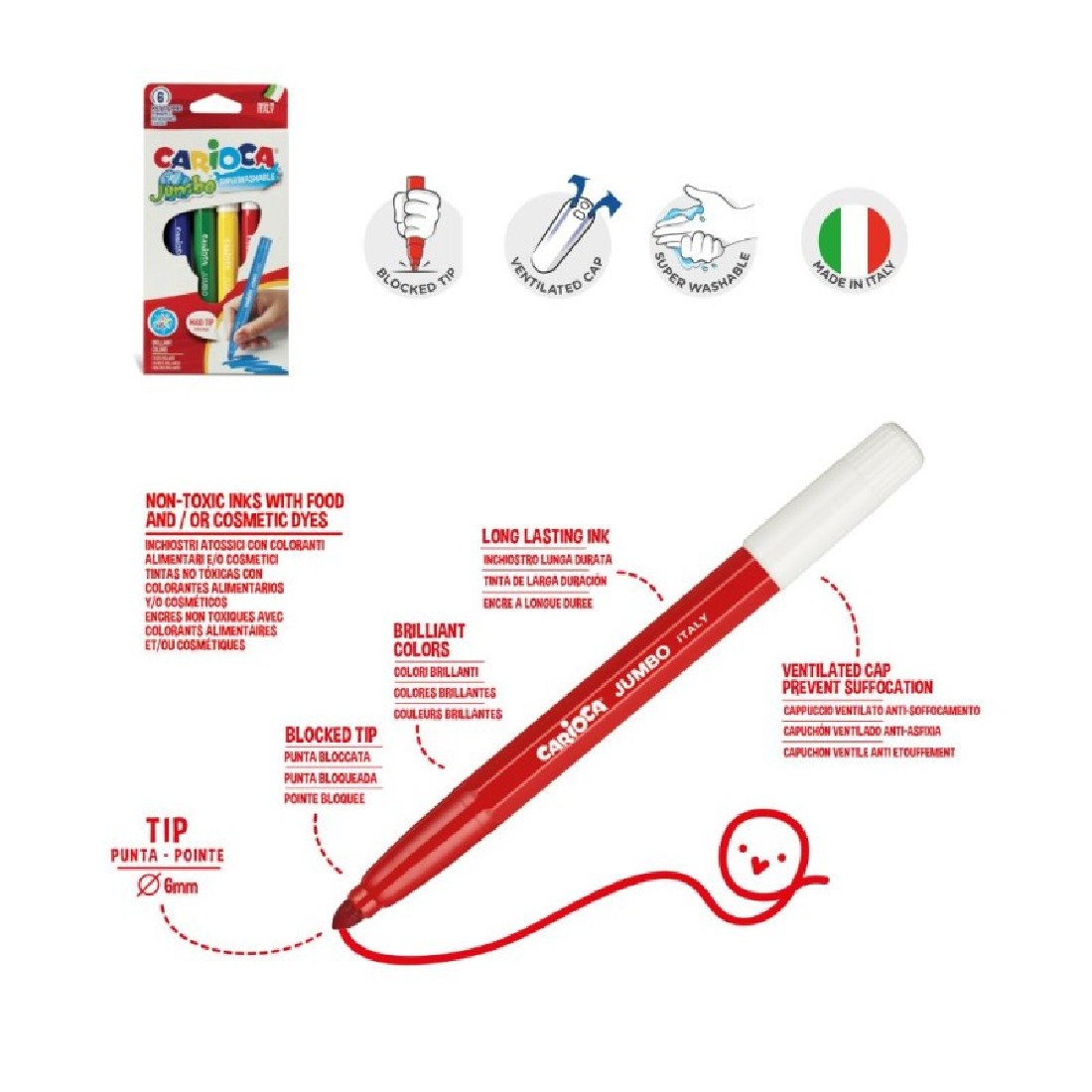 Σετ Play With Colors & Travel Kit 60 Τεμάχια 43262 Carioca.