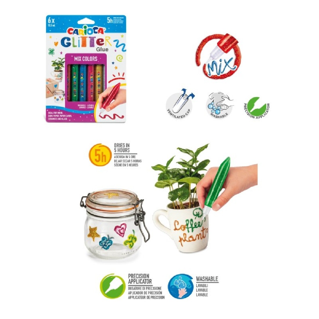 Σετ Play With Colors & Travel Kit 60 Τεμάχια 43262 Carioca.