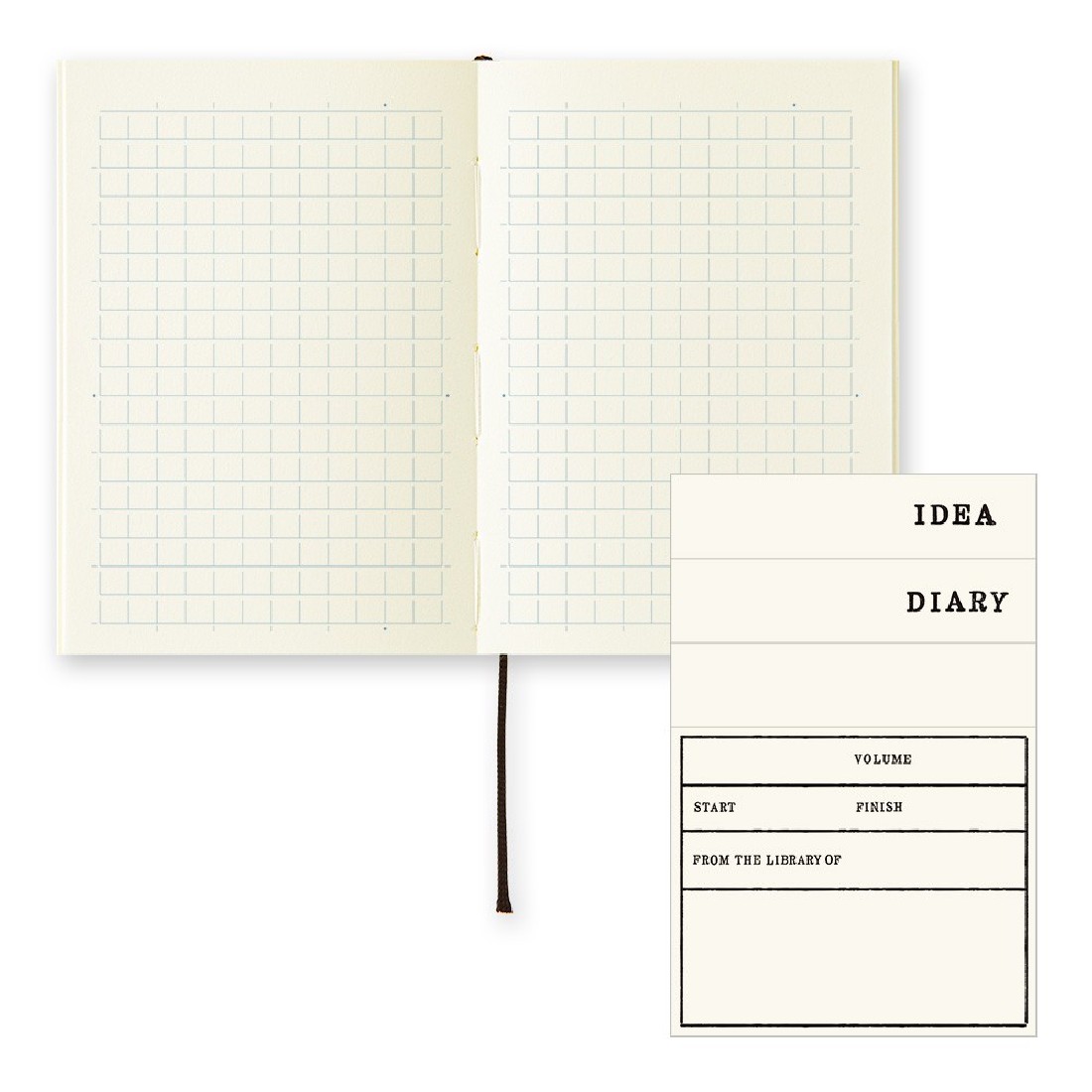 Midori MD Notebook A7 105x74mm Grid 15346006