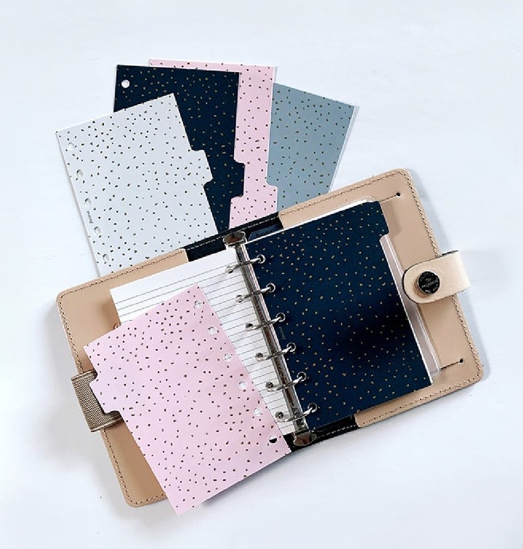 Filofax pocket dividers confetti set of 6 132704