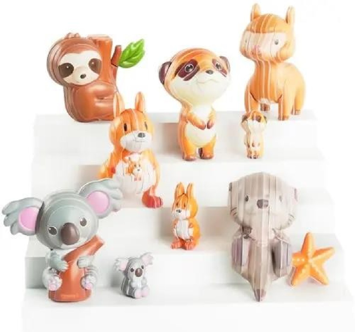 Αυτοκόλλητα 3D Australian Animals 6 τεμάχια 00806 Mier Edu