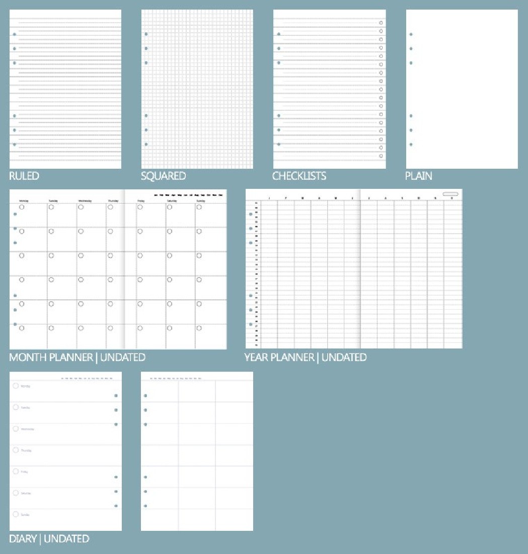 Filofax Clipbook A5 Poppy, 023615
