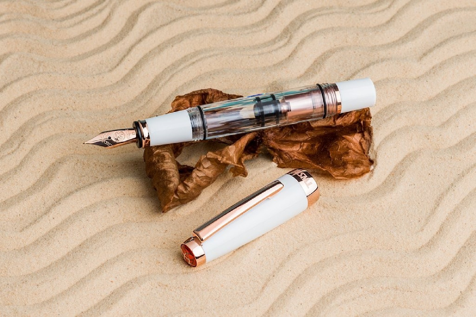 TWSBI Diamond Mini White Rose gold V2 Fountain pen