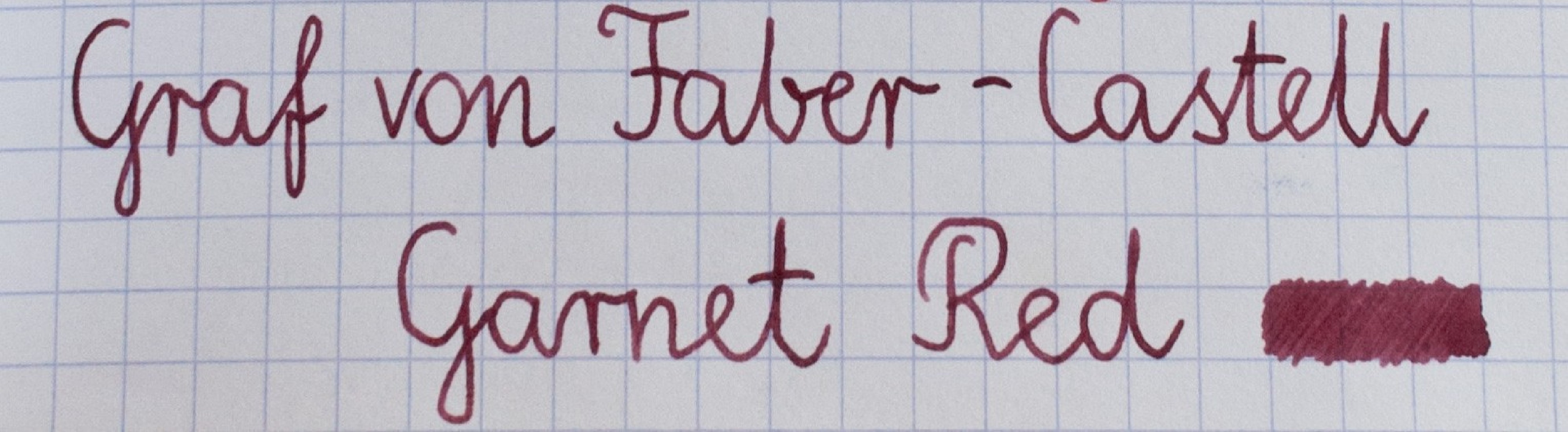 Graf von Faber-Castell Garnet Red, 141005 Fountain Pen Ink 75ml