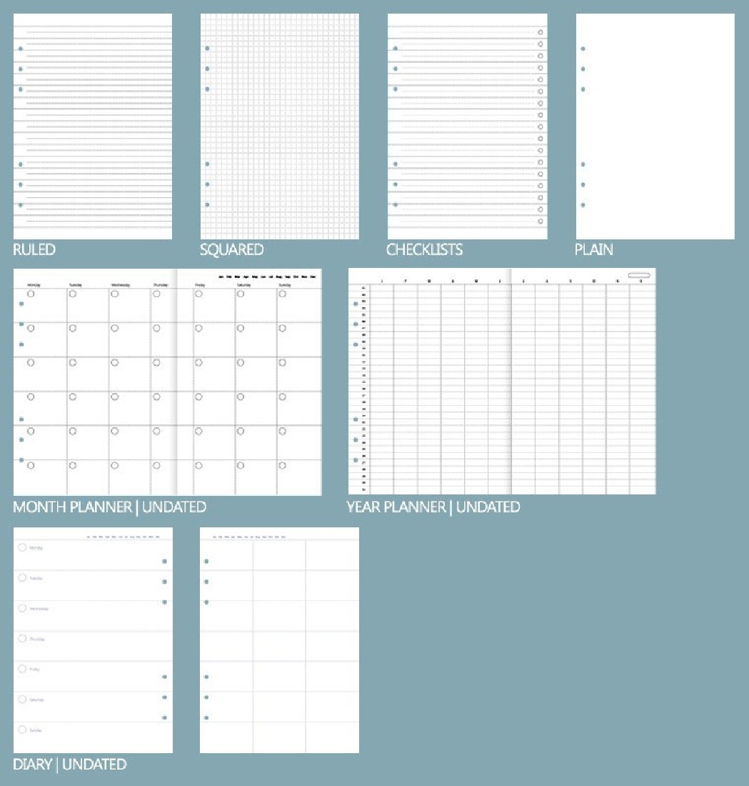 Filofax Clipbook A5 Saffiano Metallic Silver 145004