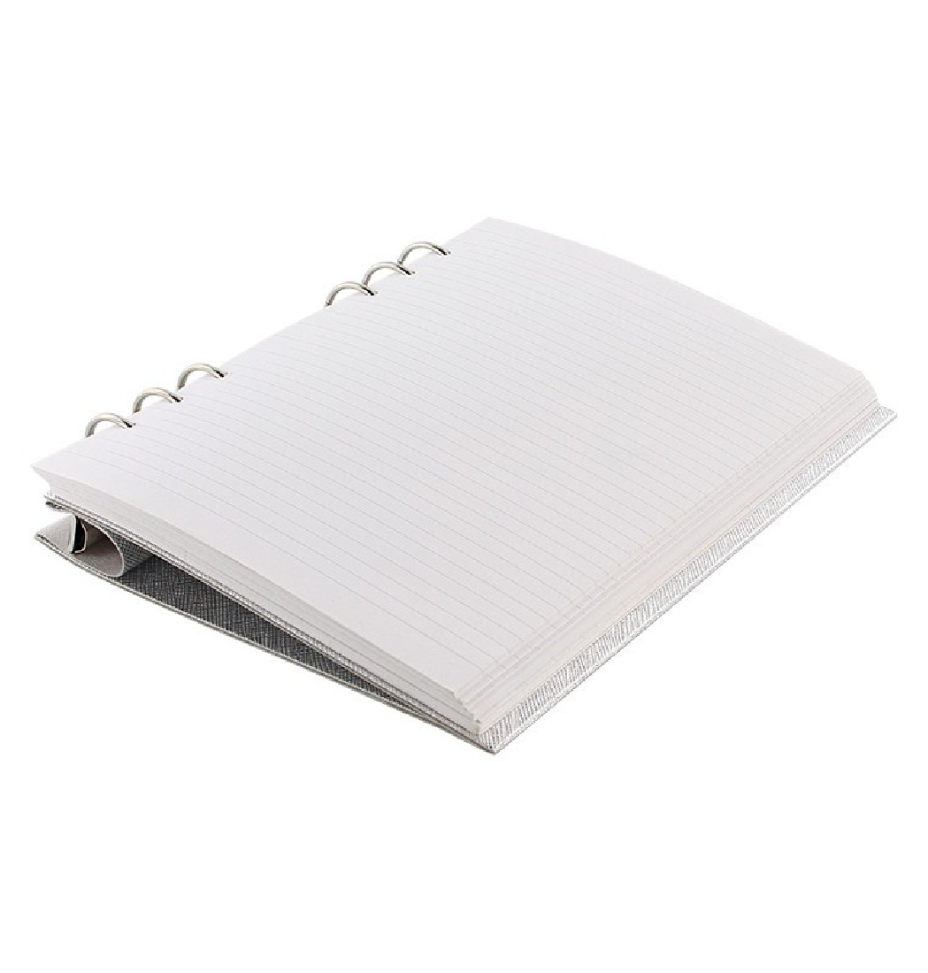 Filofax Clipbook A5 Saffiano Metallic Silver 145004