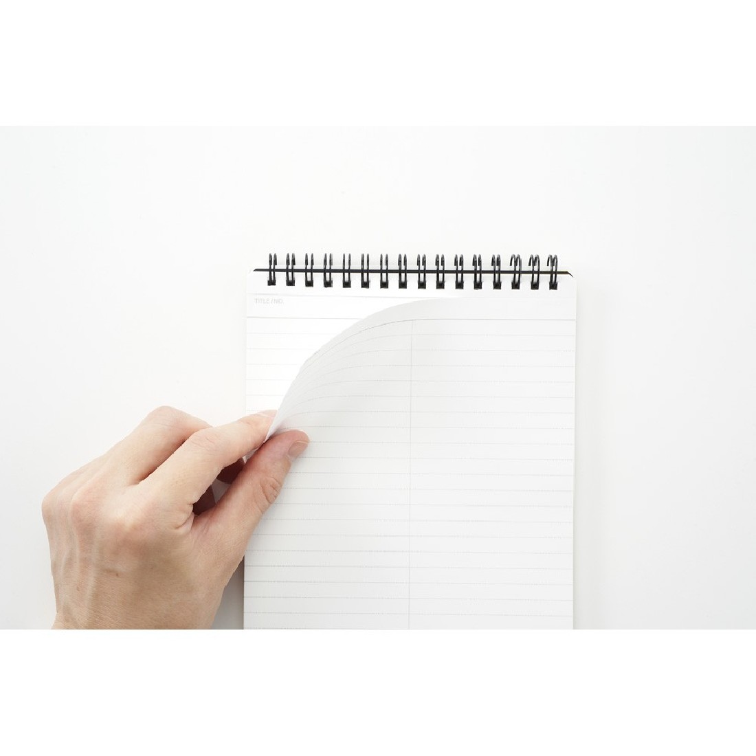 Mnemosyne spiral notebook 166 A5 70sheets ruled center line 80gr R