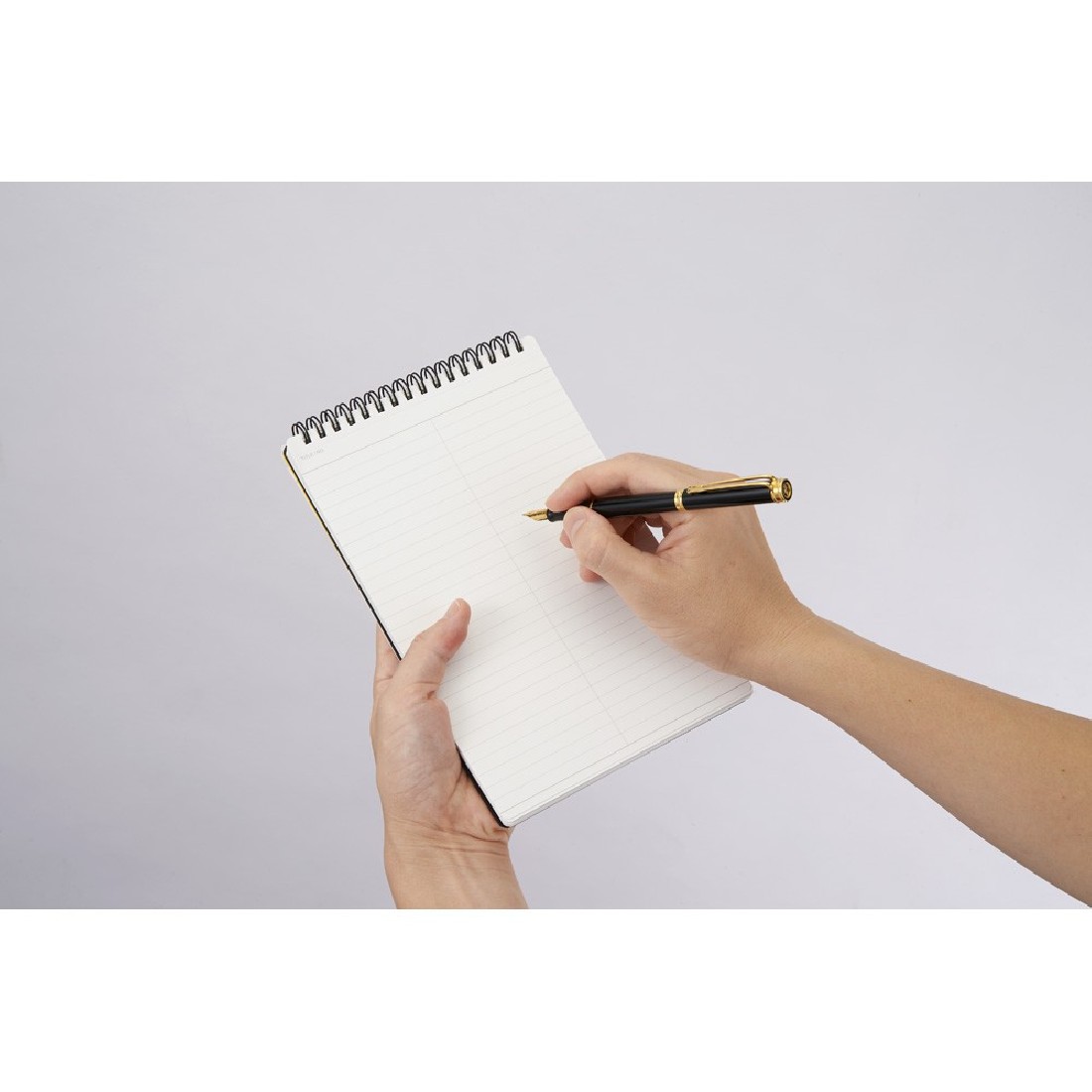 Mnemosyne spiral notebook 166 A5 70sheets ruled center line 80gr R