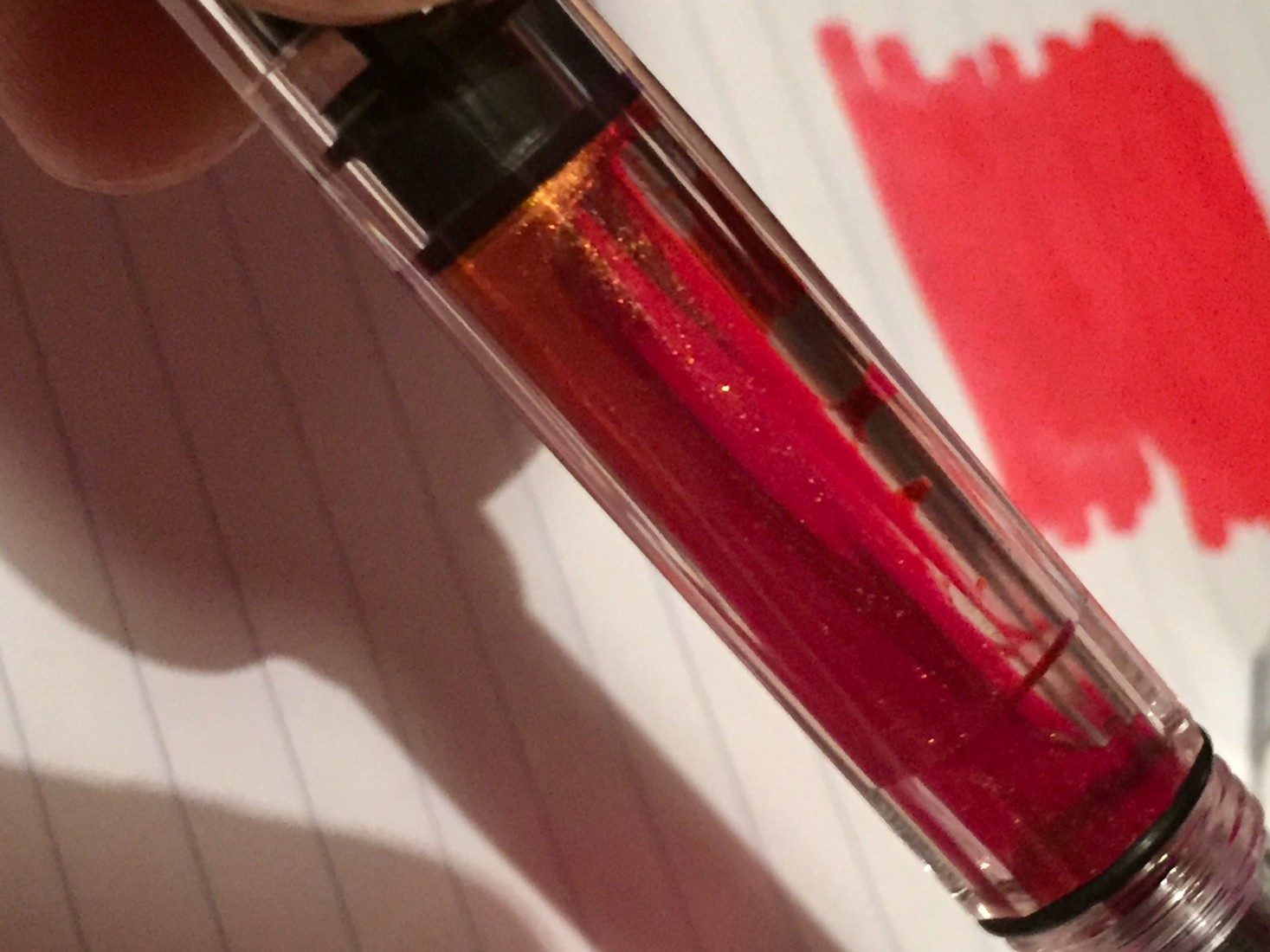 Diamine 50ml Pink Glitz Fountain pen shimmer ink bottle