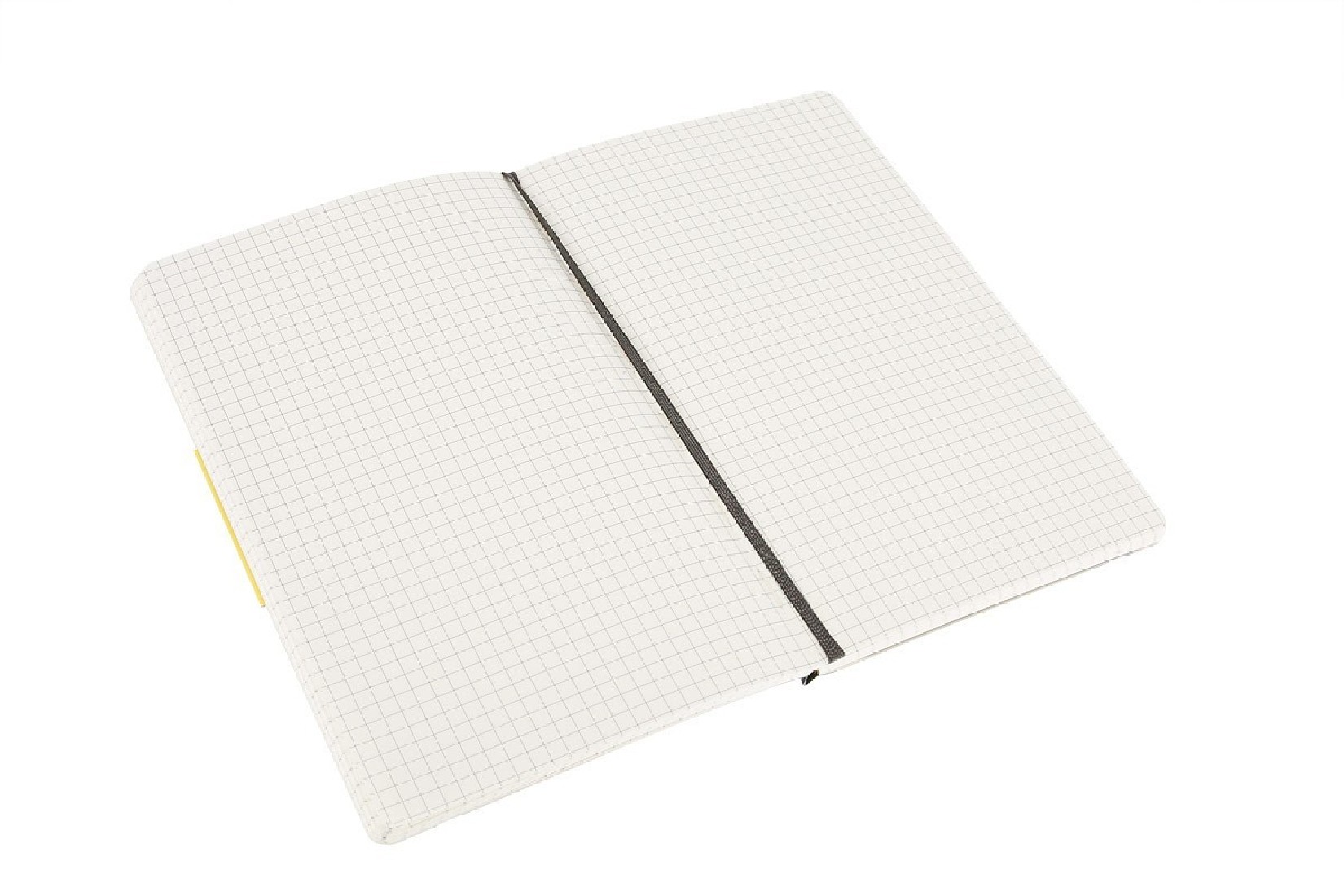 Notebook Large 13x21 Squared Black Green Soft Cover, Moleskine