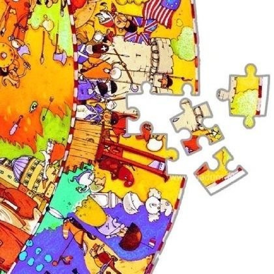 Puzzle Παρατήρησης  350τμχ. Η Ιστορία Της Εξέλιξης Του Ανθρώπου DJ07470 Djeco