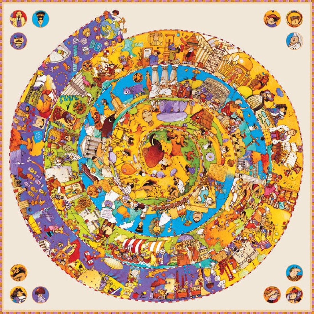 Puzzle Παρατήρησης  350τμχ. Η Ιστορία Της Εξέλιξης Του Ανθρώπου DJ07470 Djeco