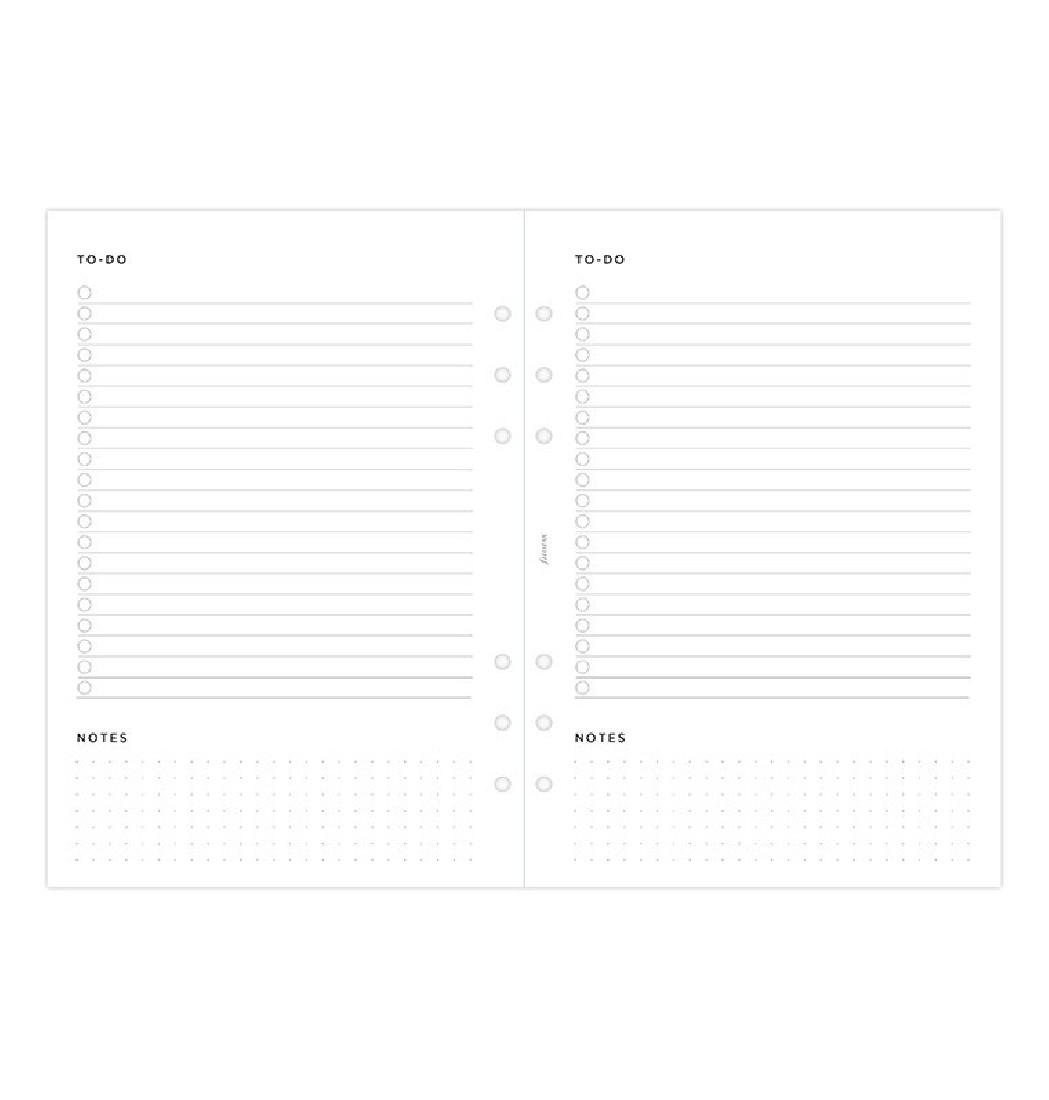 Filofax Refill A5 To do 132863