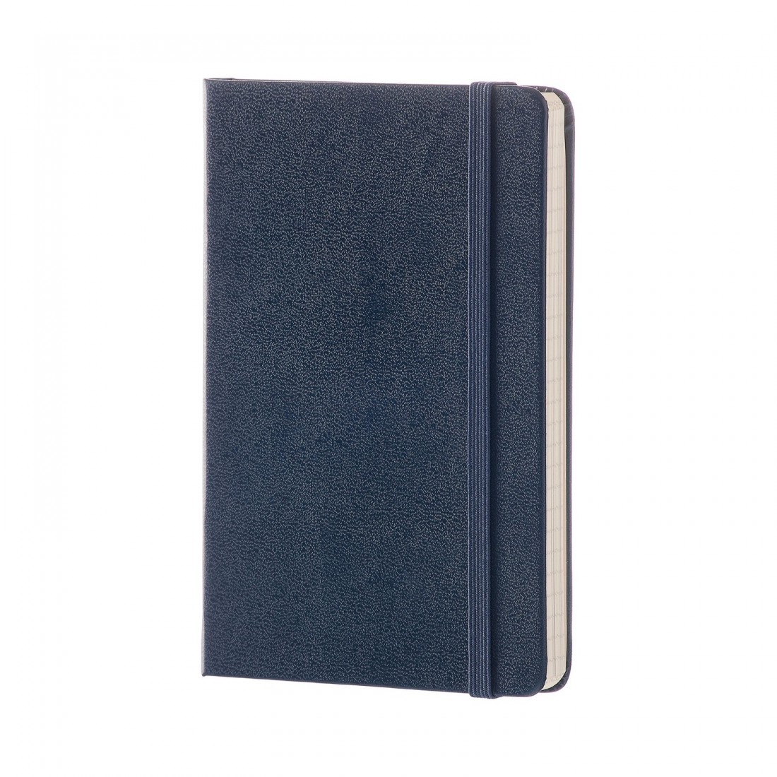 Notebook Pocket 9x14 Plain Sapphire Blue Hard Cover Moleskine..