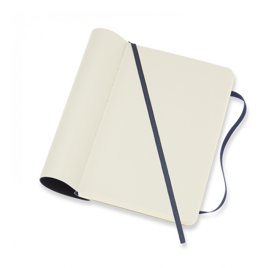 Notebook Pocket 9x14 Plain Sapphire Blue Soft Cover, Moleskine