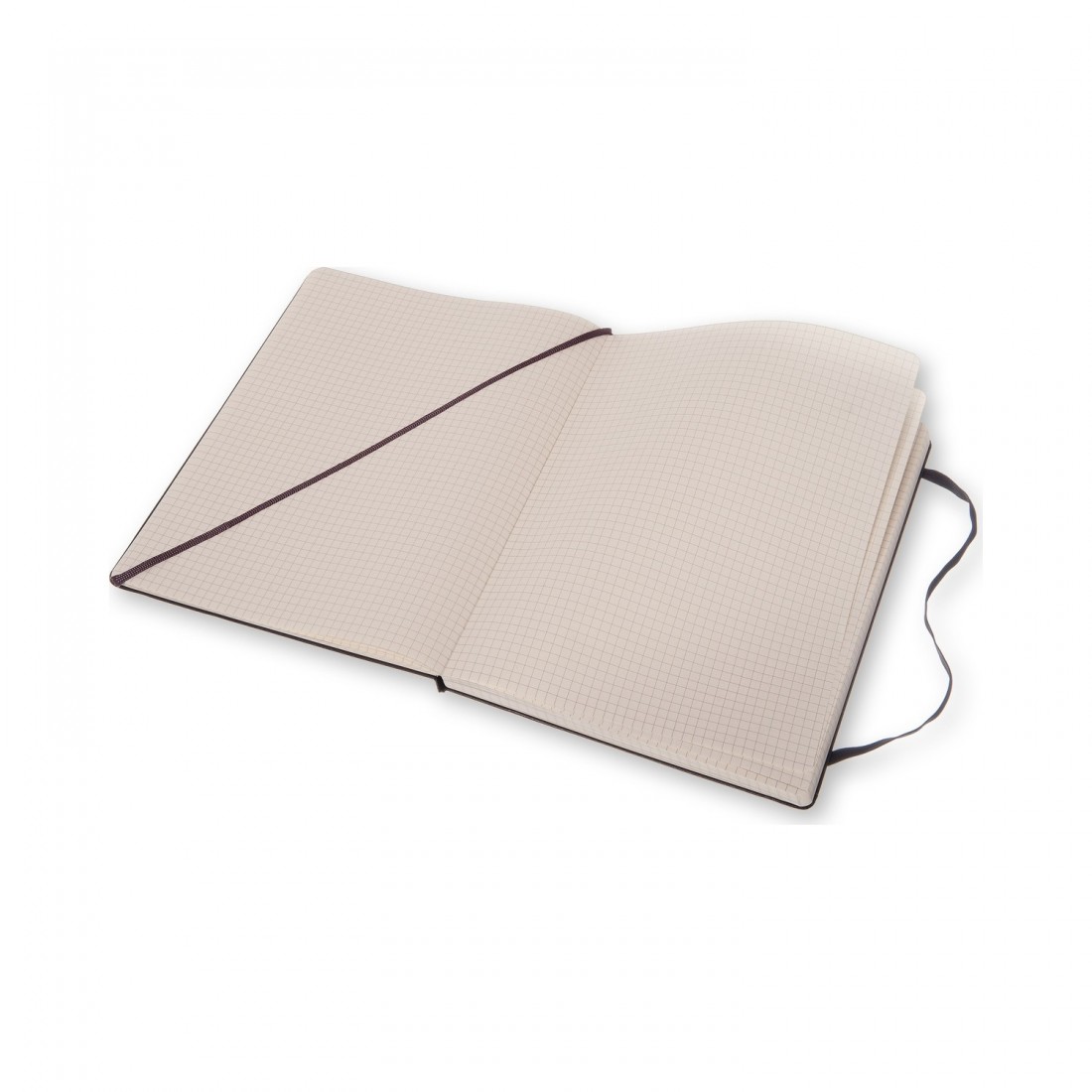 Notebook Extra Large 19x25 Squared Black Soft Cover, Moleskine