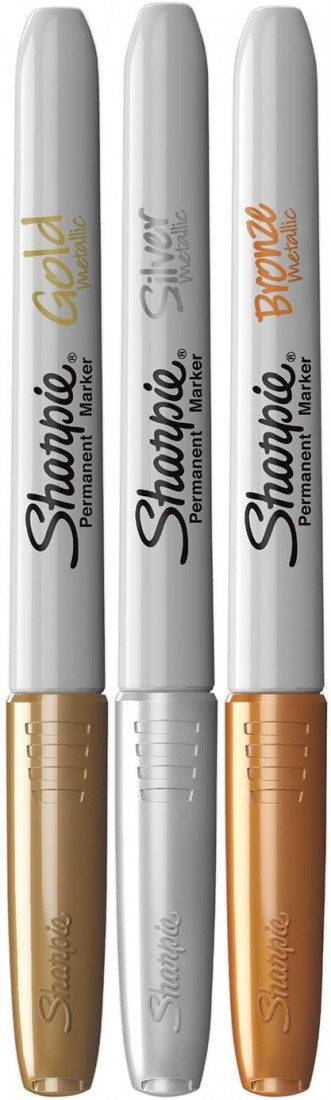 Permanent marker Sharpie Fine Blister 3 metallic colours 1986006