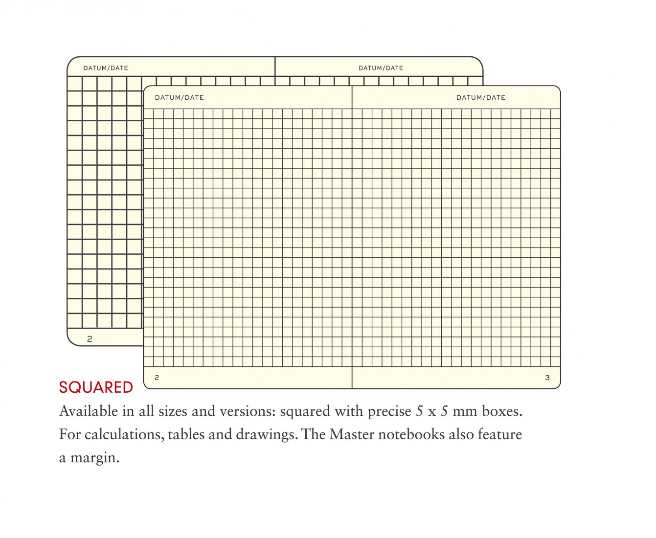 Leuchtturm 1917 Notebook A5 Black Squared Hard Cover P