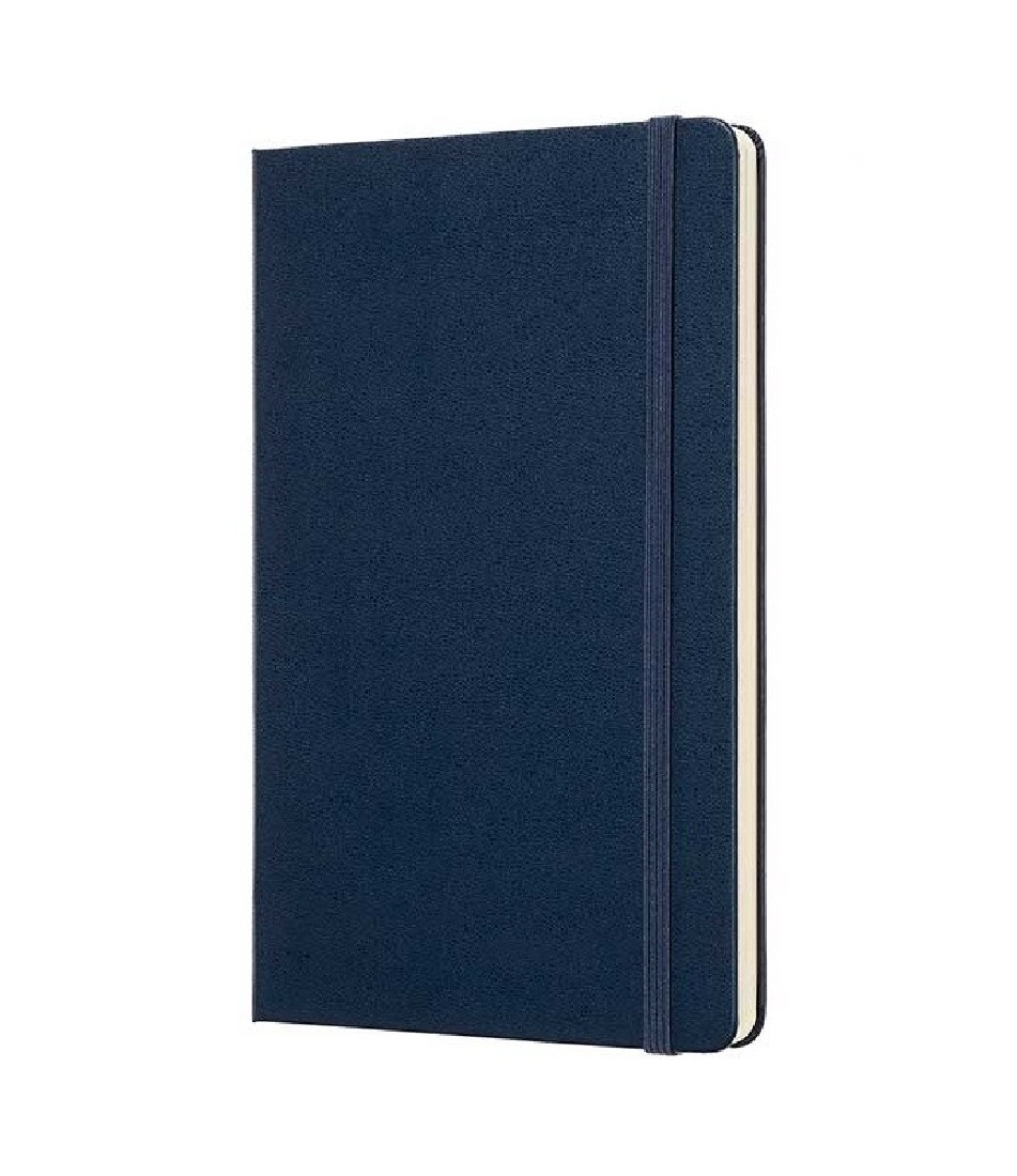 Notebook Large 13x21 Dotted Sapphire Blue Hard Cover Moleskine M