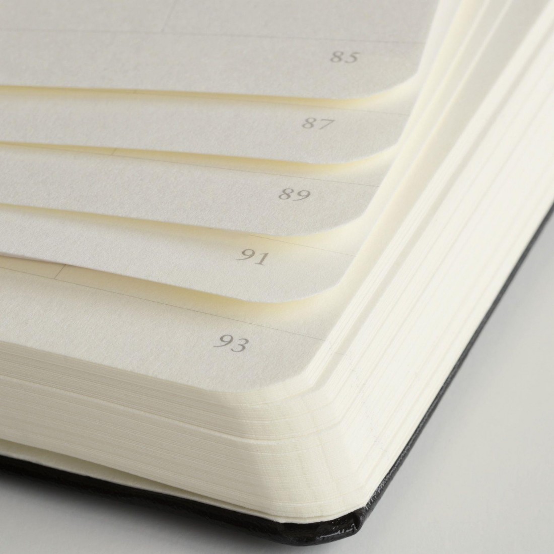 Leuchtturm 1917 Notebook A4 plus Black Ruled, Hard Cover