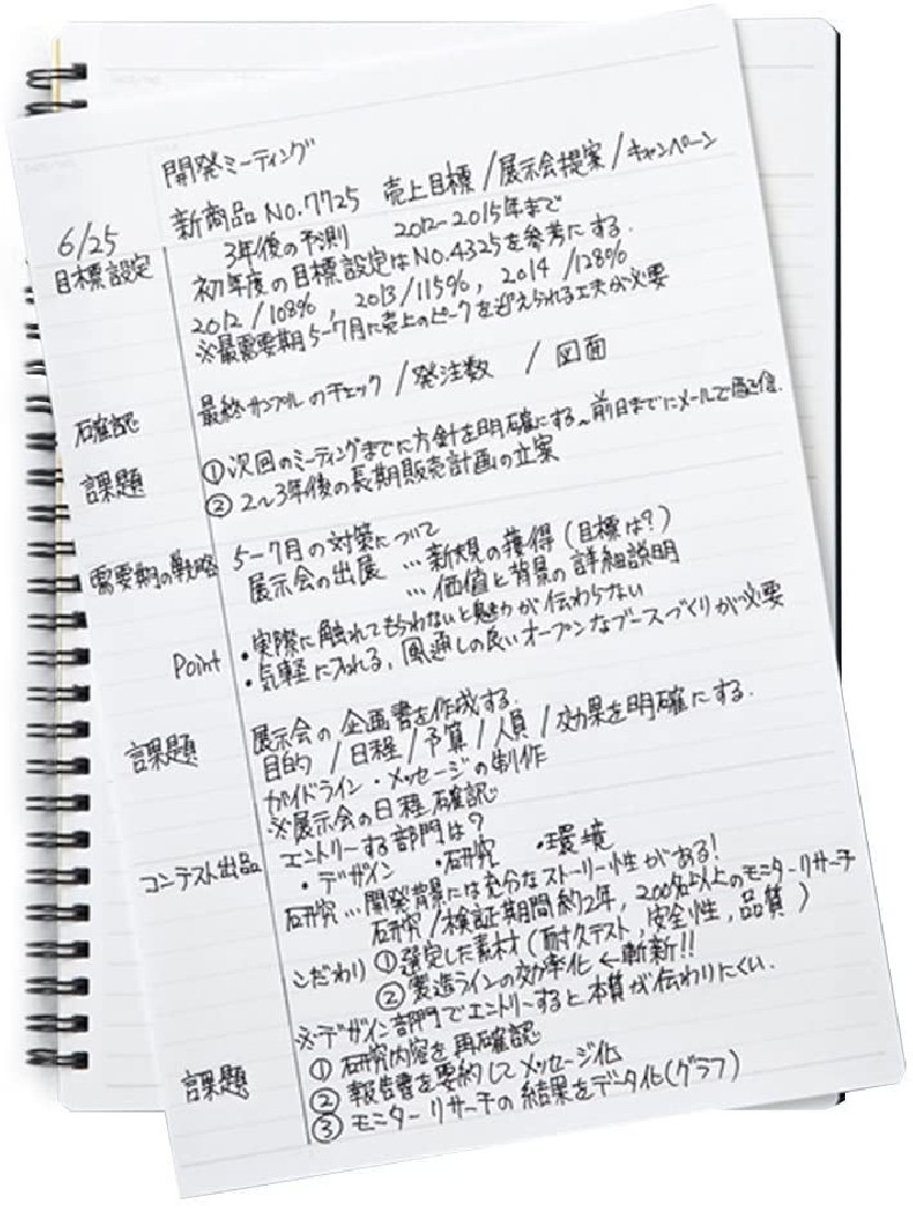 Mnemosyne spiral notebook 195A A5 70sheets 7mm lined 80gr L