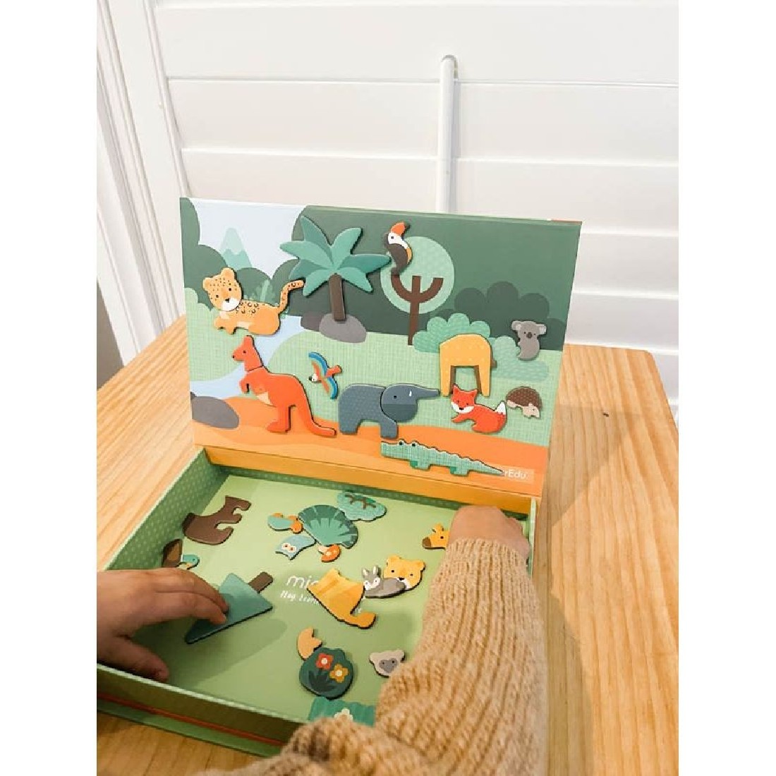 Μαγνητικό εκπαιδευτικό puzzle Animal world 00153 Mier Edu