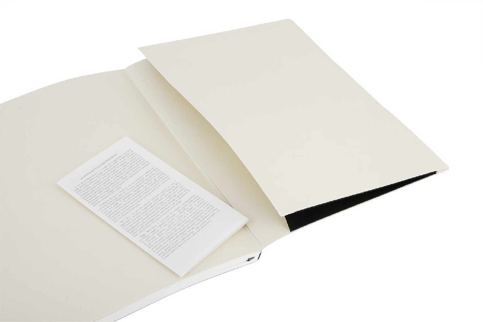 Notebook Extra Large 19x25, Plain Black Soft Cover, Moleskine