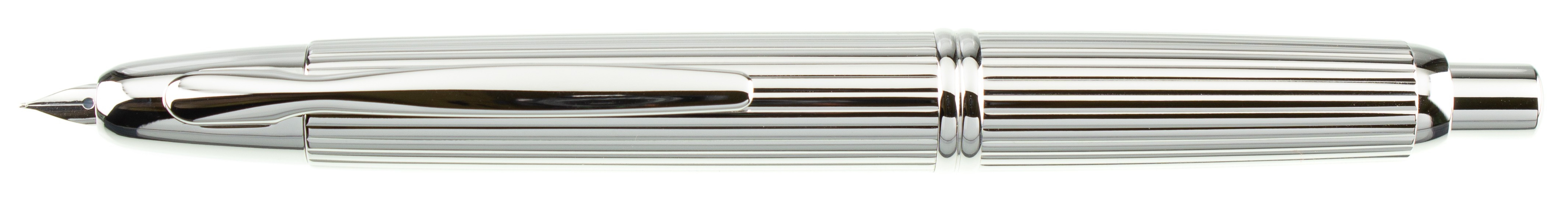 Pilot Capless (Vanishing Point) Metal striped Silver Rhodium Fountain pen FC-2700RR-S