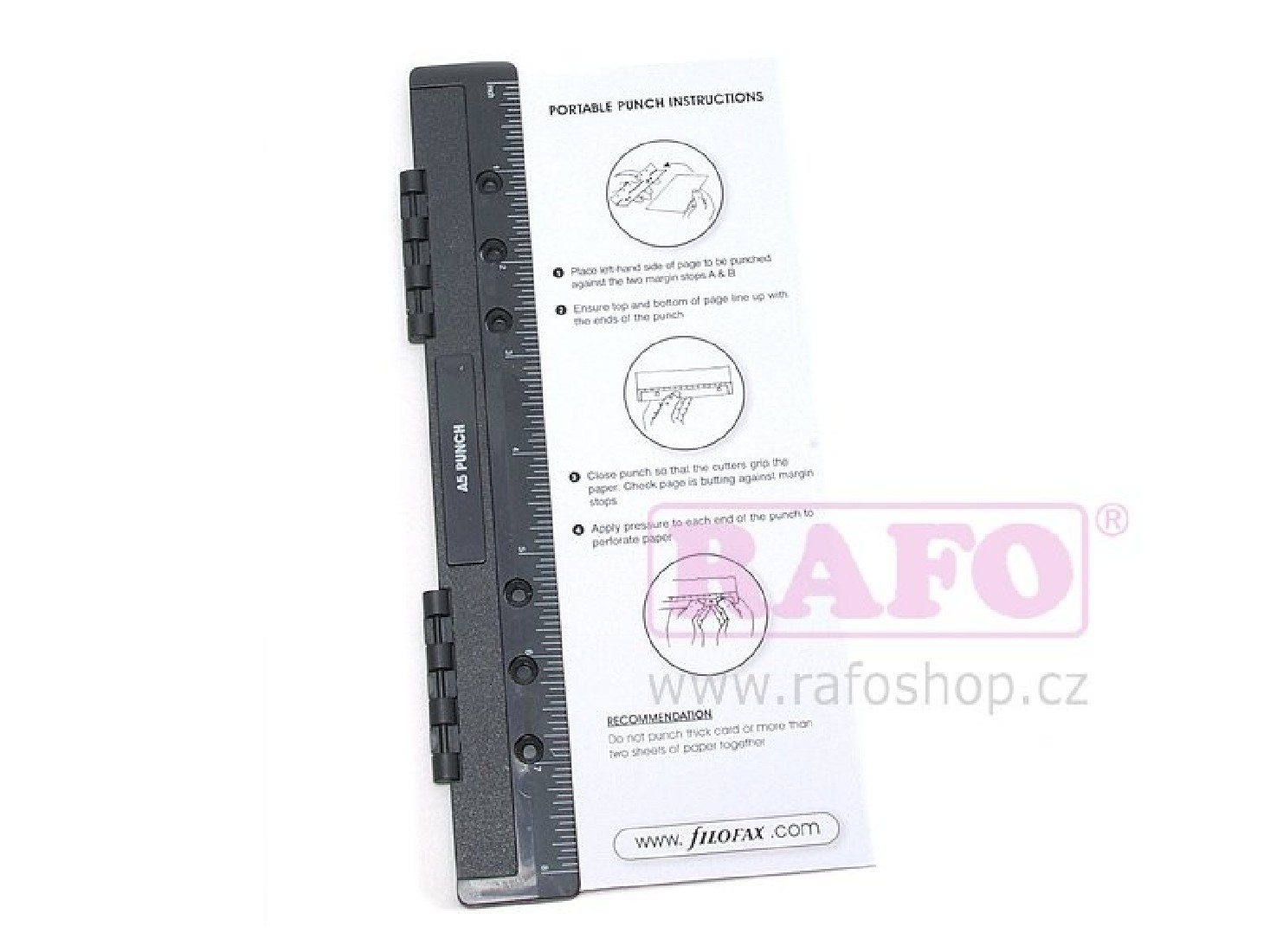 Filofax A5 portable hole punch 340119