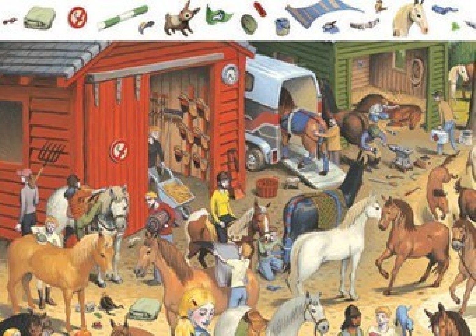 Puzzle παρατήρησης 200τμχ. Ιππασία 07454 Djeco