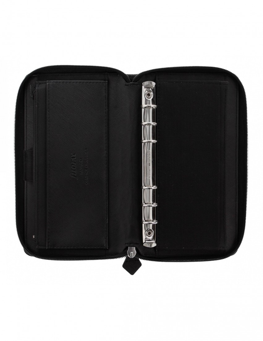 Filofax Organizer Compact Zip Saffiano Black 028775