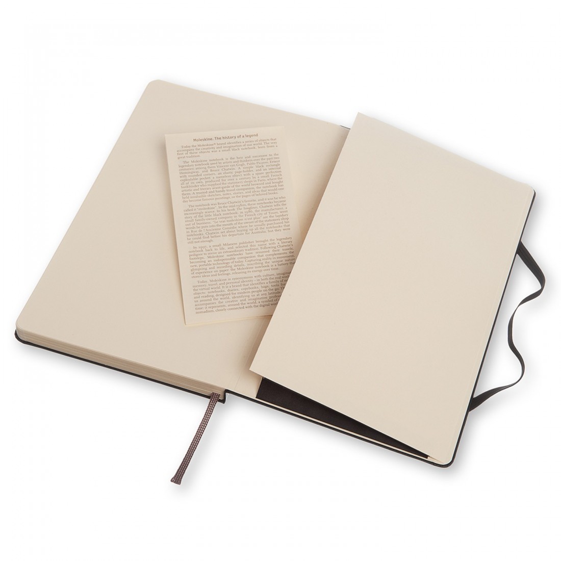 Notebook Large 13x21 Dotted Black Hard Cover  Moleskine