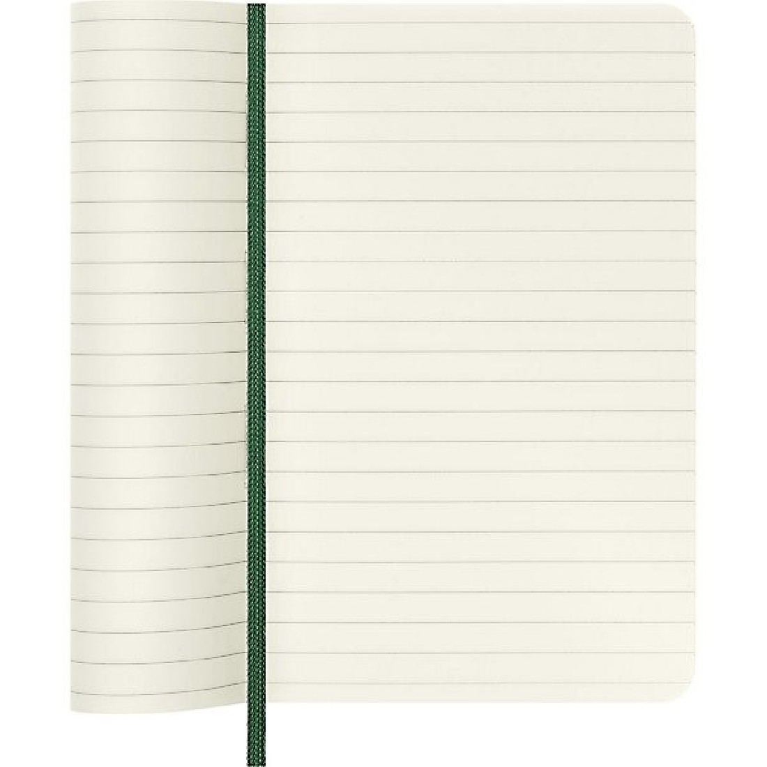 Notebook Pocket 9x14 Ruled Myrtle Green Soft Cover, Moleskine