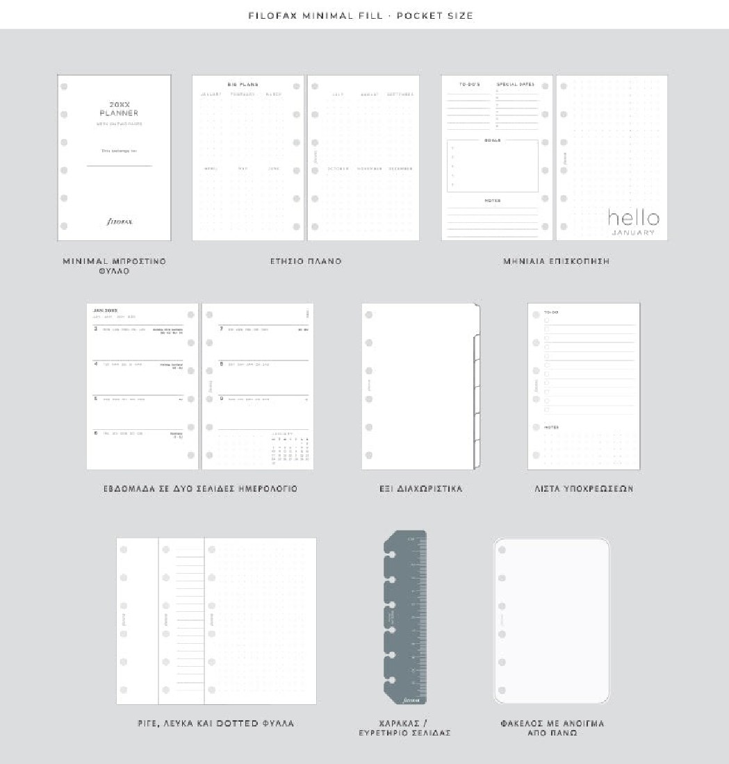 Filofax Organiser Pocket Norfolk Almond 022632