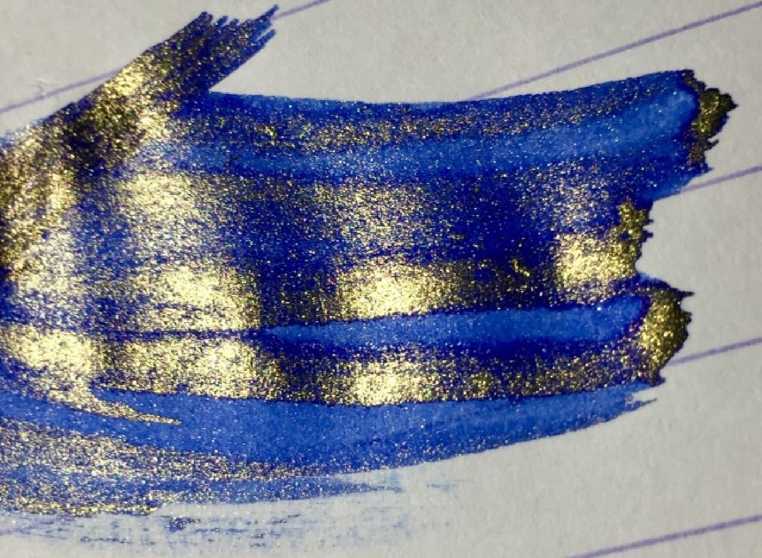 Diamine 50ml Cobalt Jazz Fountain pen shimmer ink bottle