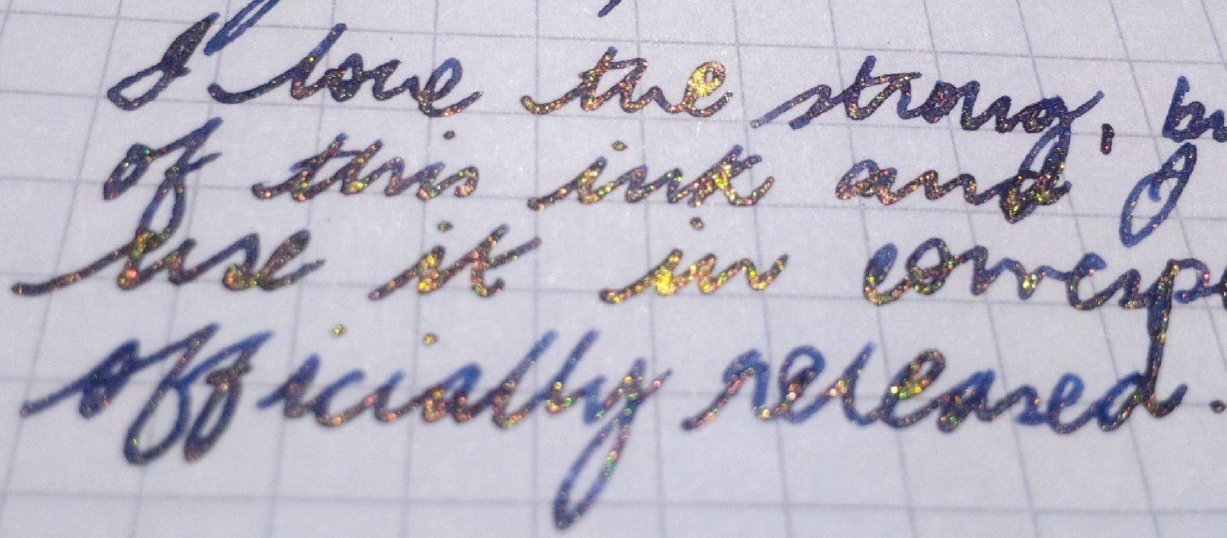 Diamine 50ml Shimmering Seas Fountain pen shimmer ink bottle