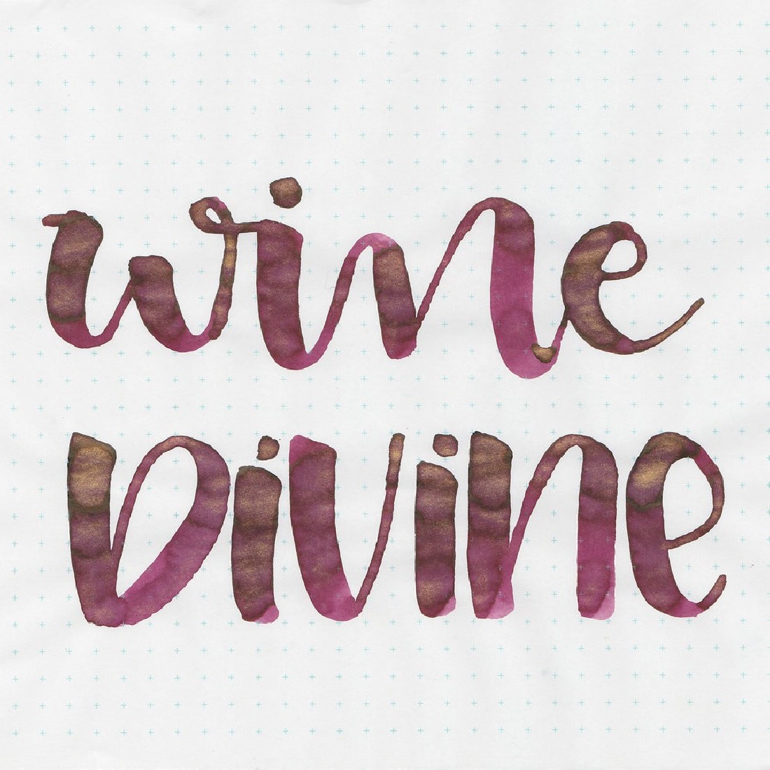 Diamine 50ml Wine Divine Fountain pen shimmer ink