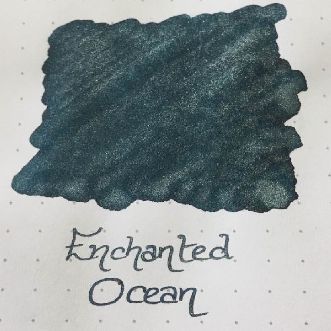 Diamine 50ml Enchanted Ocean Fountain pen shimmer ink bottle