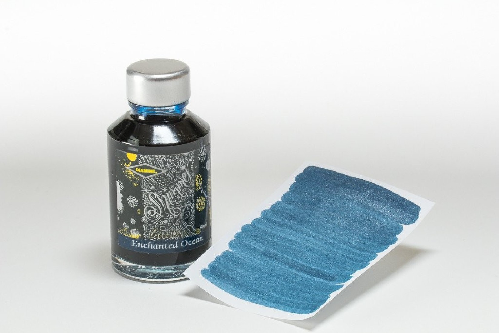 Diamine 50ml Enchanted Ocean Fountain pen shimmer ink bottle