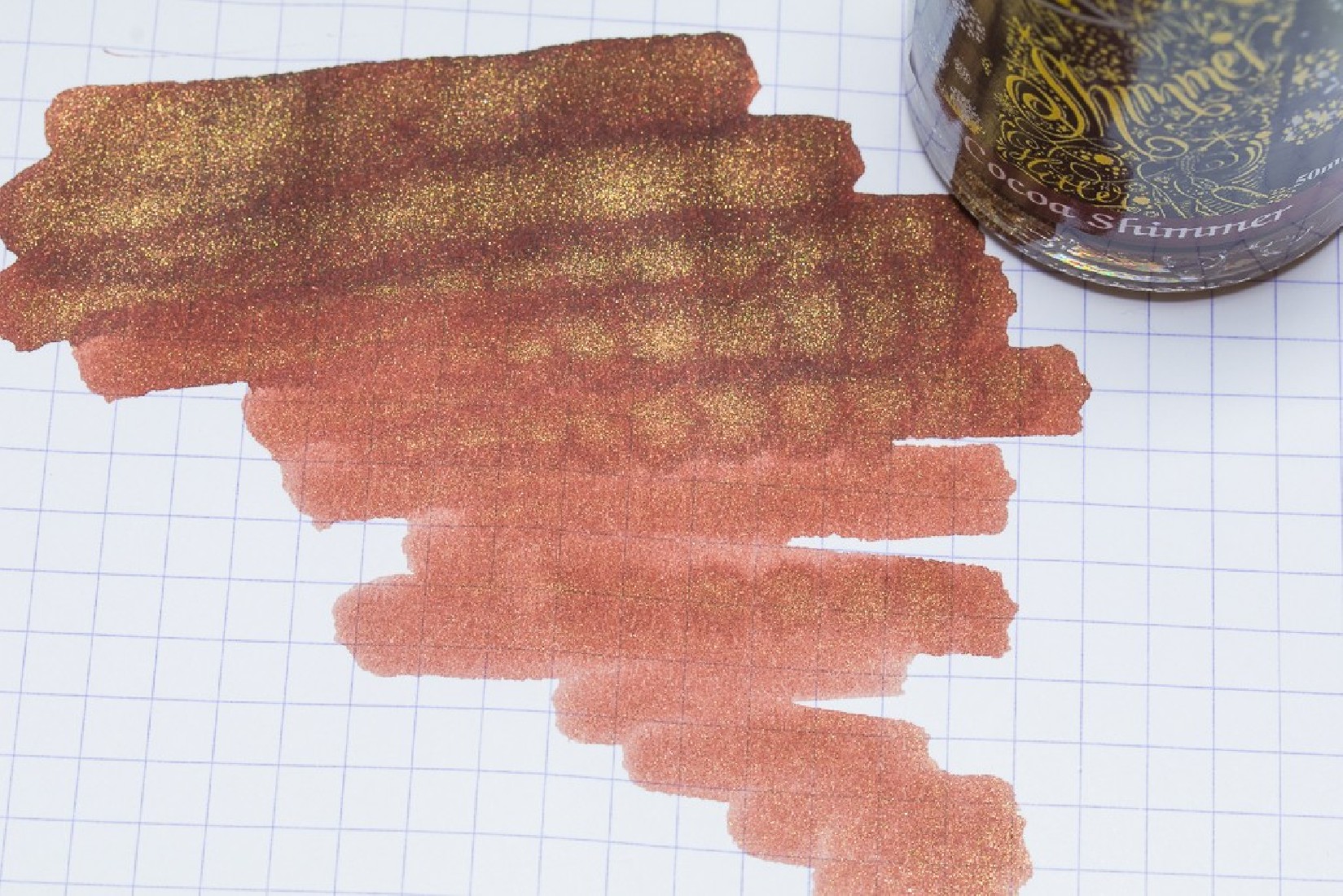 Diamine 50ml Cocoa Shimmer Fountain pen shimmer ink bottle
