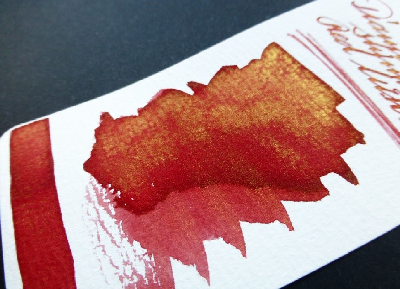 Diamine 50ml Red Lustre Fountain pen shimmer ink bottle