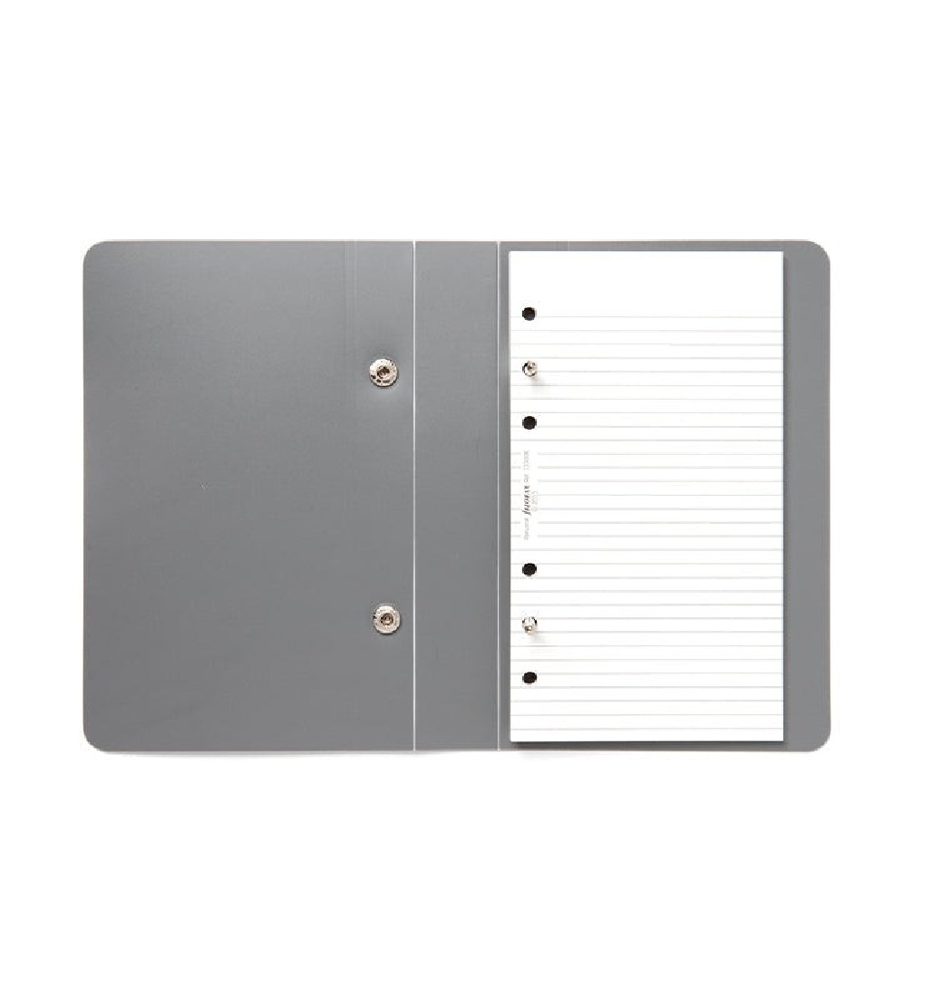 Filofax Refill Personal Organizer Storage Binder Grey 132919