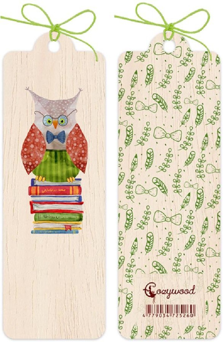 Ξύλινος σελιδοδείκτης Owlet (BKN017)- Cozywood