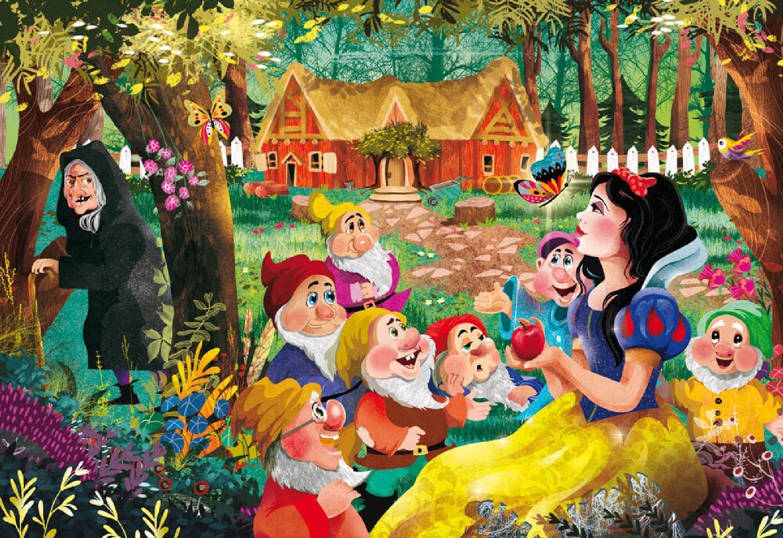 Puzzle (2 x 48τμχ.) Η Κοκκινοσκουφίτσα - Η Χιονάτη  ΕΛΛΗΝΟΕΚΔΟΤΙΚΗ