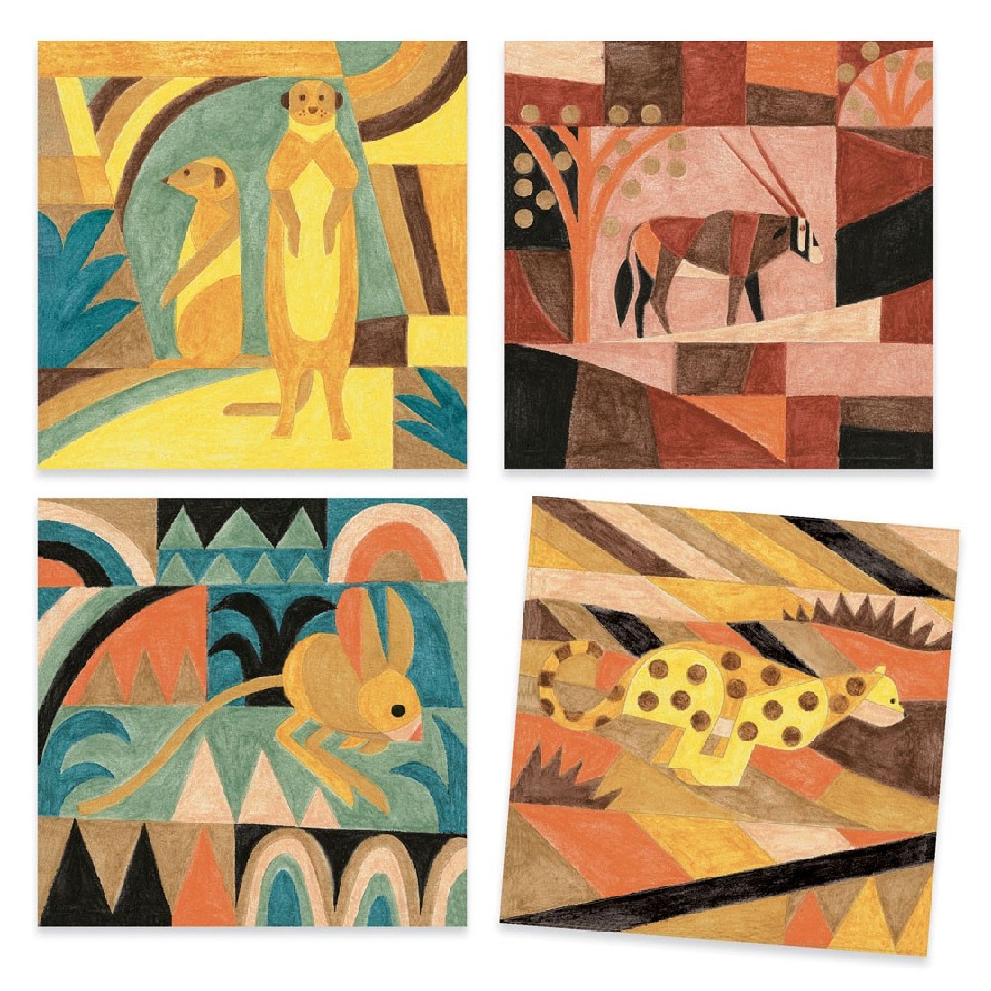 Inspired by Paul Klee - Ζωγραφική με ακουαρέλα Ζωάκια στη φύση 09373 Djeco