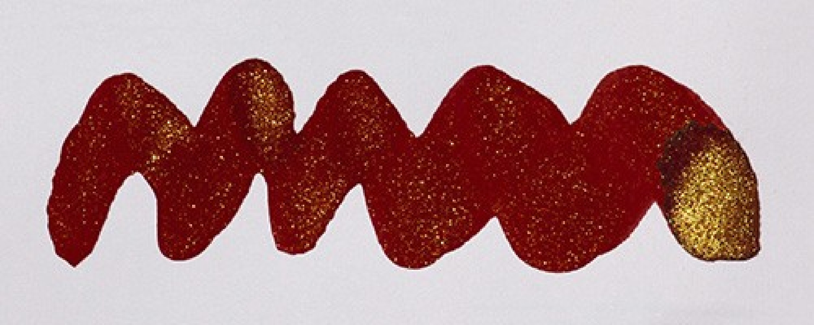 Diamine 50ml Dragon Blood Fountain pen shimmer ink bottle