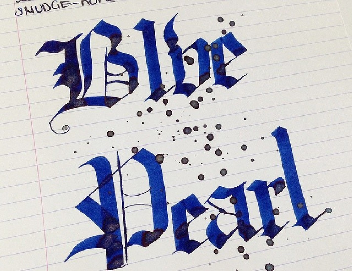 Diamine 50ml Blue Pearl Fountain pen shimmer ink bottle