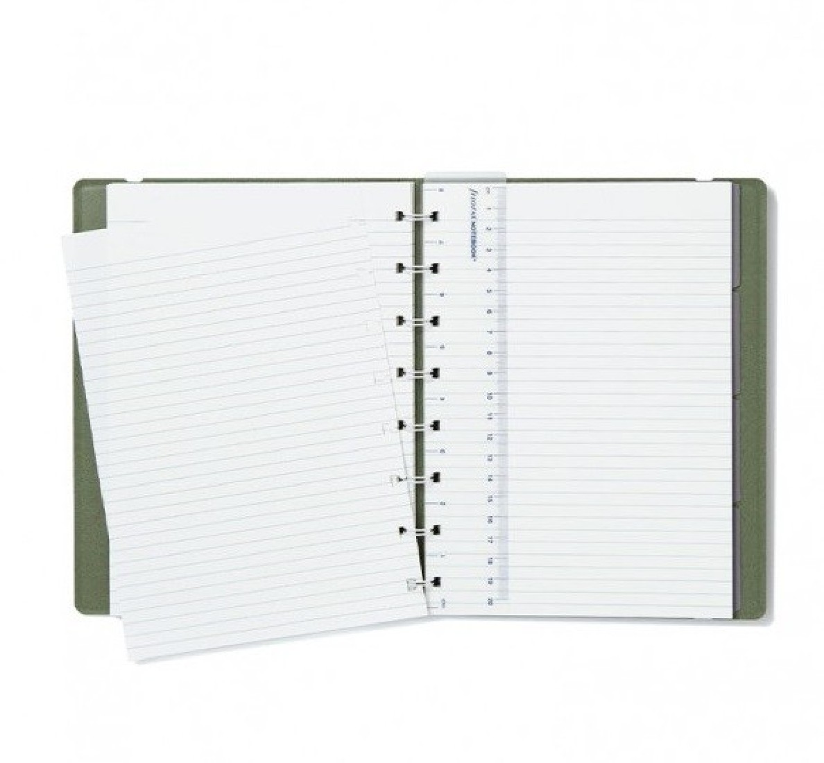 Filofax Notebook Refillable Ruled A5 Neutrals Jade 179526