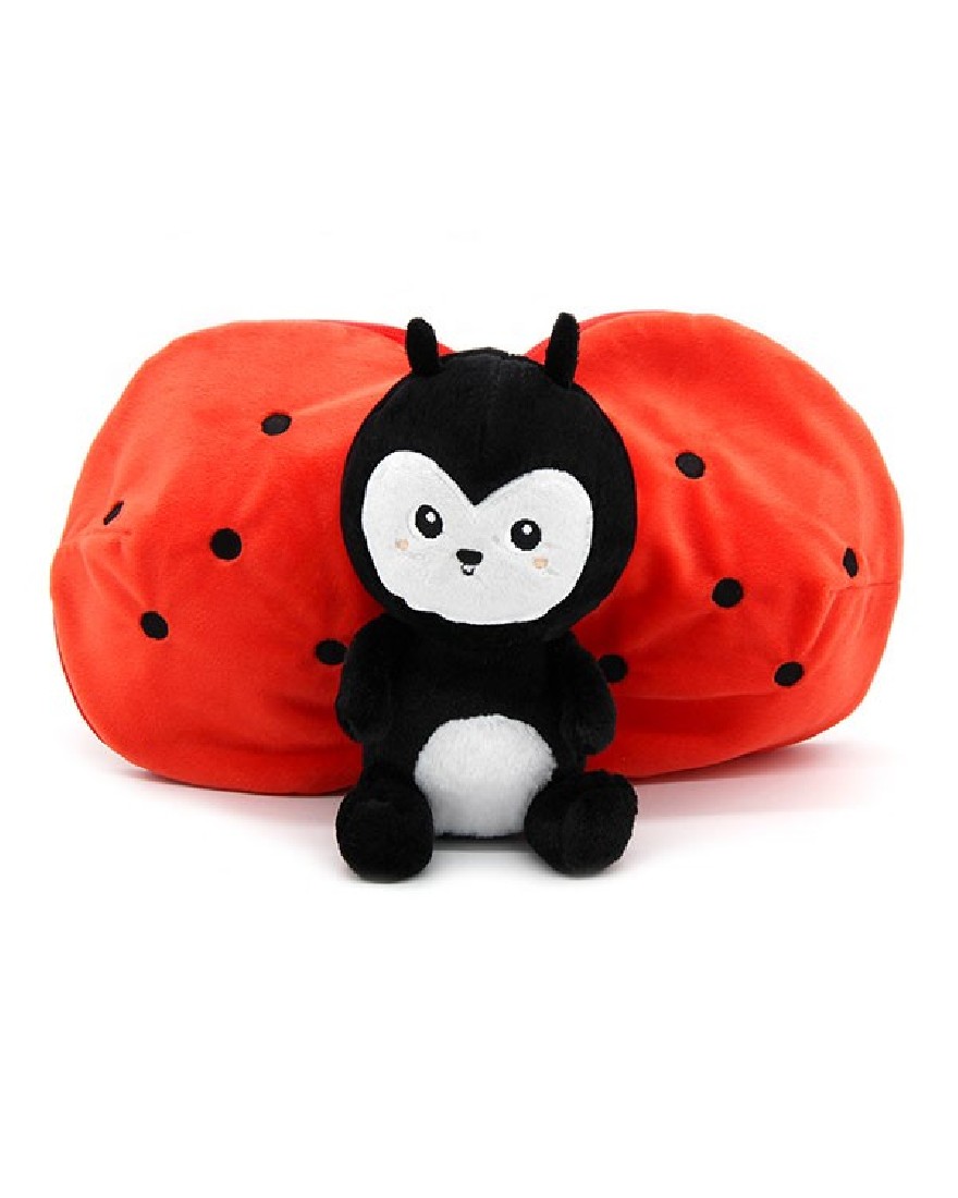 Comet the ladybug/tomato plush toy - Flipetz 80105 Les Deglingos