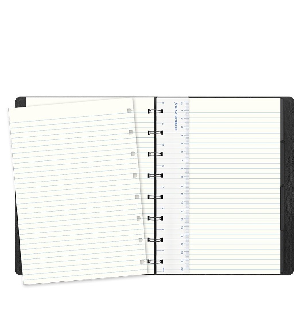 Filofax Notebook Refillable Ruled A5 Rose Gold Saffiano 115058